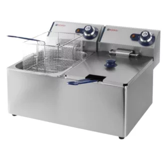   Friteuză Hendi pentru gustări, electrică, 2 x 8 litri, de masă