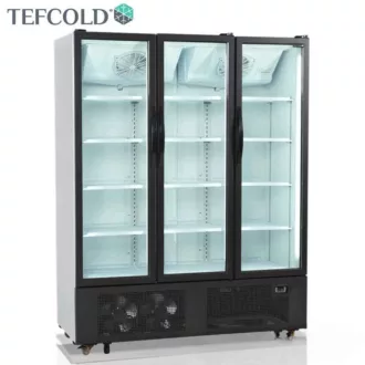   Vitrină frigorifică Tefcold, 1329 litri, ușă de sticlă, ventilație