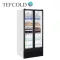 Vitrină frigorifică Tefcold, 707 litri, ușă de sticlă, ventilație, albă