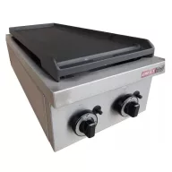   Placă de copt Emax pentru masă cu placă de copt plană, alimentată pe gaz, 4,2 kW