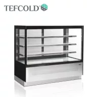   Frigider Tefcold, 400 litri, drept, cu geam frontal, ventilație
