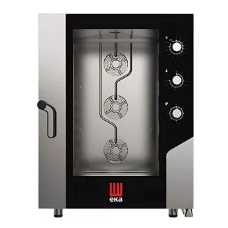   Cuptor combinat Tecnoeka, electric, gastronomic, 10 tăvi, mecanic