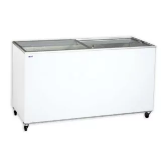 Congelator, 400 litri, cu acoperiș glisant din sticlă